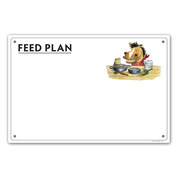 Stable Plate "Feed Plan" ENGLISH