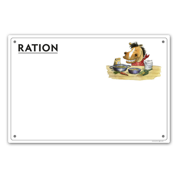 Panneau "Ration" FRANÇAIS