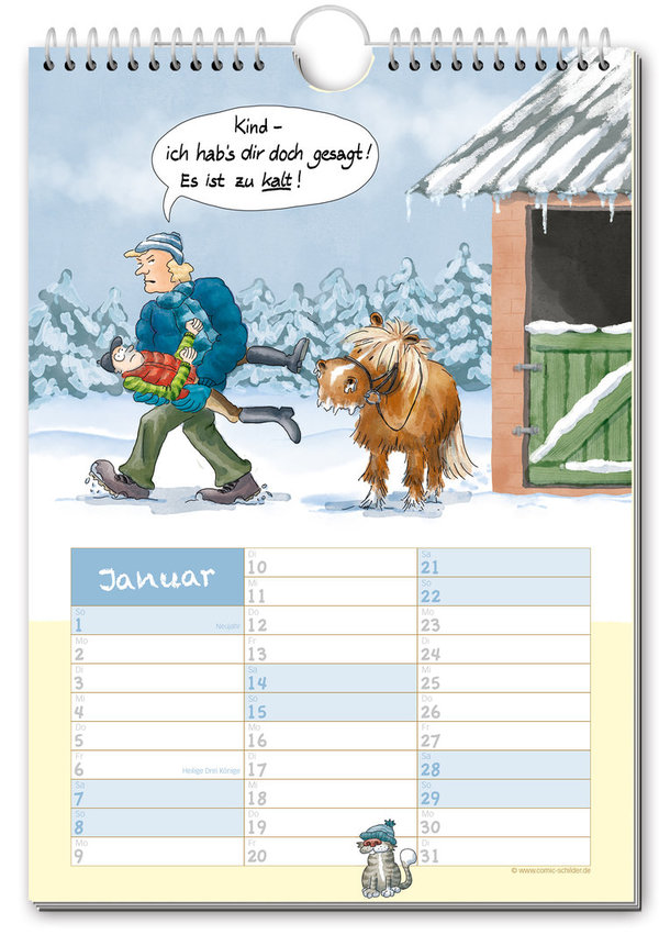 Comic-Kalender "Geschichten vom Pferd 2023"
