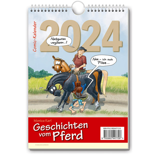 Comic-Kalender "Geschichten vom Pferd 2024"